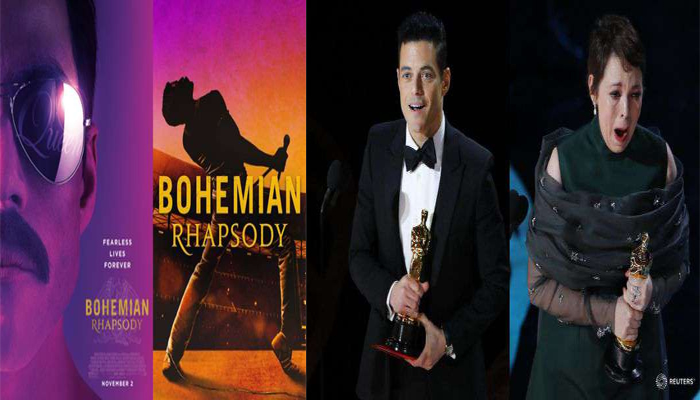 ഓസ്‌കര്‍ 2019:റാമി മാലിക് മികച്ച നടന്‍; ഒലിവിയ കോള്‍മാന്‍ മികച്ച നടി; അവാര്‍ഡുകള്‍ വാരികൂട്ടി ബ്രീട്ടീഷ് അമേരിക്കന്‍ ചിത്രം ബൊഹീമിയിന്‍ റാപ്സഡി