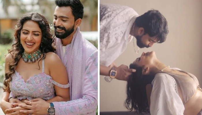 'നക്ഷത്രവിളക്കിന് താഴെയുള്ള പ്രിയപ്പെട്ട നിമിഷങ്ങള്‍'; ഗര്‍ഭകാലത്തെ ആഘോഷം, ഇങ്ങനൊരാള്‍ ഭര്‍ത്താവായി വന്നതിന്റെ തിളക്കമാണ് അമലയ്ക്ക് എന്ന് ആരാധകർ 