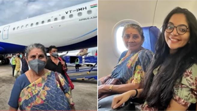  വര്‍ഷങ്ങളായി തനിക്കും കുടുംബത്തിനും ഒപ്പം താമസിക്കുന്ന അപ്പച്ചിയുടെ ആഗ്രഹം നിറവേറ്റി അഹാന;  സ്വന്തം മക്കളെയെന്ന പോലെ തന്നെയും സഹോദരിമാരെയും പരിപാലിക്കുന്ന അപ്പച്ചിയുടെ ഫ്‌ളൈറ്റ് യാത്രാ സ്വപ്‌നം നിറവേറ്റി നടി; കൈയ്യടിച്ച് സോഷ്യല്‍മീഡിയ
