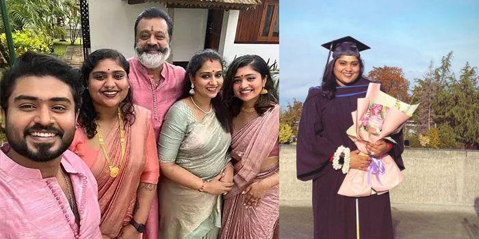  യൂണിവേഴ്സിറ്റി ഓഫ് ബ്രിട്ടീഷ് കൊളംബിയയില്‍ നിന്നും ഗ്രാജുവേഷന്‍ പൂര്‍ത്തിയാക്കി സുരേഷ് ഗോപിയുടെ മകള്‍ ഭാഗ്യ; സന്തോഷം പങ്ക് വ്ച്ച മാധവ് സുരേഷ് 
