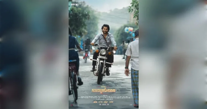  നാച്ചുറല്‍ സ്റ്റാര്‍ നാനിയും വിവേക് ആത്രേയയും ഒന്നിക്കുന്ന 'സൂര്യാസ് സാറ്റര്‍ഡേ; സെക്കന്‍ഡ് ലുക്ക് പുറത്ത്