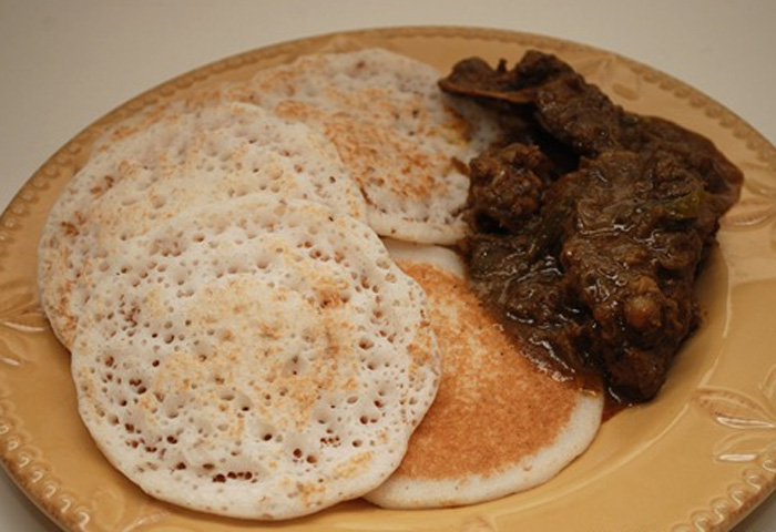 കള്ളപ്പം & ബീഫ് സ്റ്റു