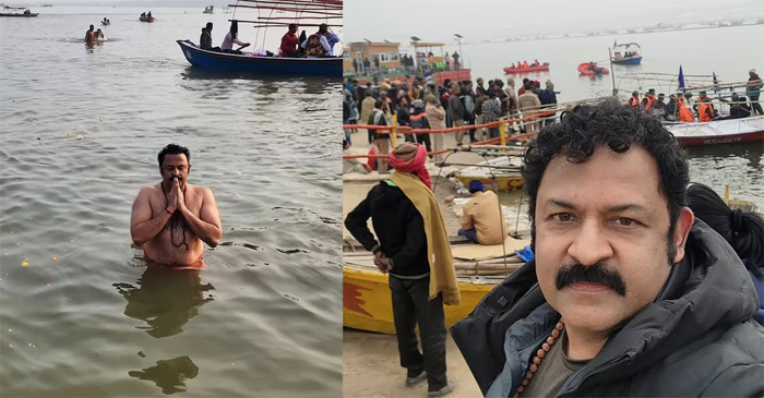  ഒന്നരനൂറ്റാണ്ടിനിടെ ഒരിക്കല്‍ മാത്രം സംഭവിക്കുന്ന മഹാകുംഭമേളയുെ ഭാഗമായി; ഈ അപൂര്‍വനിമിഷത്തിന് സാക്ഷിയാകാന്‍ സാധിച്ചതില്‍ സന്തോഷം; മഹാകുംഭമേളയില്‍ പങ്കെടുത്ത് കൃഷ്ണകുമാര്‍; ഭംഗിയായി സുരക്ഷാ സംവിധാനങ്ങള്‍ ഒരുക്കിയ മോഡി-യോഗി സര്‍ക്കാരുകളെ അഭിനന്ദിച്ചും താരം