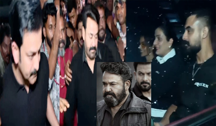 കറുപ്പണിഞ്ഞ് മോഹന്‍ലാലും പൃഥ്വിയുമെല്ലാം ആവേശത്തിന്റെ ഭാഗമാകാനെത്തിയത് കുടുംബത്തിനൊപ്പം;  എമ്പുരാന്റേത് ആവേശം നിറയ്ക്കും എഴുന്നള്ളത്ത്; അഡ്വാന്‍സ് ബുക്കിങിലൂടെ ആദ്യ ദിനം 50 കോടി നേട്ടവുമായി എമ്പുരാന്‍ തിയേറ്ററിലുമ്പോള്‍;എമ്പുരാന്‍ ടീമിന് ആശംസ അറിയിച്ചു മമ്മൂട്ടിയും