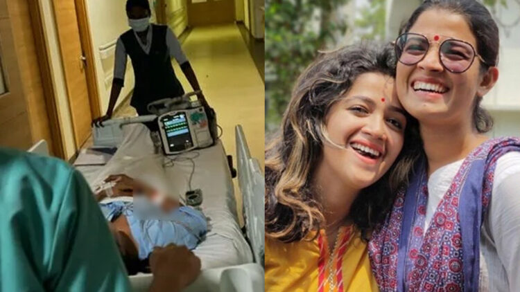  ഗായിക അമൃത സുരേഷ് ആശുപത്രിയില്‍; ചേച്ചി ആശുപത്രിയിലെന്ന് ചിത്രത്തിനൊപ്പം കുറിച്ചത് സഹോദരി അഭിരാമി; ഇനിയെങ്കിലും അവളെ ജീവിക്കാന് വിടൂവെന്ന് കുറിച്ച് പങ്ക് വച്ച പോസ്റ്റ് പിന്‍വലിച്ച നിലയില്‍ 