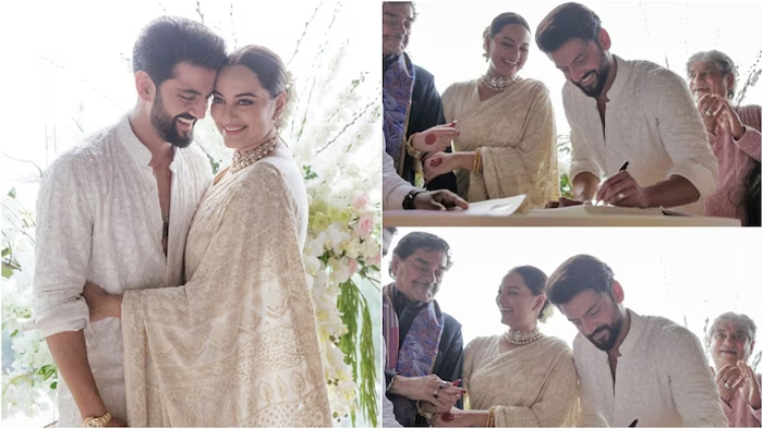  അഭ്യൂഹങ്ങള്‍ക്കും വിരാമം; നടി സൊനാക്ഷി സിന്‍ഹ വിവാഹിതയായി; നടന്‍ സഹീര്‍ ഇഖ്ബാലിനൊപ്പമുള്ള വിവഹ ചിത്രങ്ങള്‍ പങ്കിട്ട് താരം; ഇരു കുടുംബങ്ങളുടെയും ദൈവങ്ങളുടെയും അനുഗ്രഹത്തോടെ ഒന്നിച്ചുവെന്ന് താരങ്ങള്‍