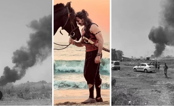കാസര്‍കോട് ചീമേനിയിലെ അജയന്റെ രണ്ടാം മോഷണം ലൊക്കേഷനില്‍ തീപിടുത്തം; ഷൂട്ടിനായി ഒരുക്കിയ സെറ്റ് തീപിടിച്ച് നശിച്ചു; ലക്ഷക്കണക്കിന് രൂപയുടെ നഷ്ടം; അപകടം ടോവിനോ ചിത്രത്തിന്റെ പത്ത് ദിവസത്തെ ഷൂട്ടിങ് ബാക്കി നില്‌ക്കെ