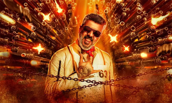 ജയില്‍പുള്ളിയുടെ കോസ്റ്റ്യൂമില്‍ കൂളിംഗ് ഗ്‌ളാസ് ധരിച്ച് അജിത്ത്; ഗുഡ്ബാഡ് അംഗ്‌ളി പോസ്റ്റര്‍ പുറത്ത്