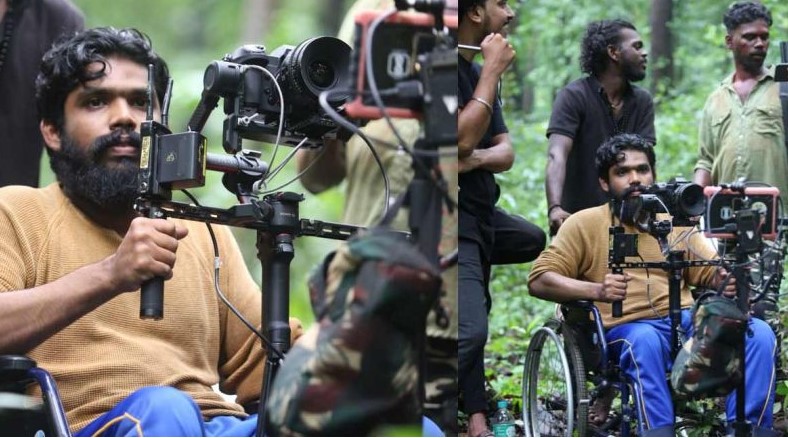 വീല്‍ചെയറില്‍ ഇരുന്നു സംവിധാനവും ഛായാഗ്രഹണവും നിര്‍വഹിച്ച  അലന്‍; ഗ്ലൂറ പൂര്‍ത്തിയായി
