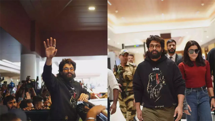  കൊച്ചിയിലെത്തിയ അല്ലു അര്‍ജുനും രശ്മികയ്ക്കും വമ്പന്‍ വരവേല്പ്പ്; മലയാളം പറഞ്ഞ് ആരാധകരെ കൈയ്യിലെടുത്ത് പുഷ്പ താരങ്ങള്‍; മലയാളി ആരാധകരുടെ ആര്‍പ്പു വിളികളും സ്‌നേഹവും അനുഭവിച്ചറിഞ്ഞ് താരങ്ങള്‍