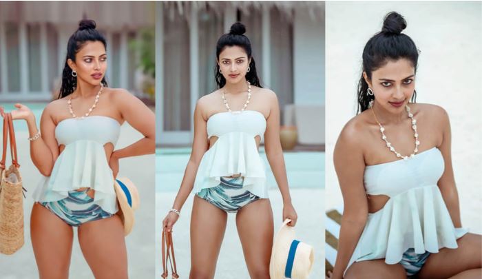 മാലിദ്വീപിന്റെ സൗന്ദര്യം ആസ്വദിച്ച് അമലാ പോള്‍; ബിച്ചാണ് തന്റെ തെറാപ്പിസ്റ്റ് എന്ന കുറിപ്പോടെ ബിക്കിനി ചിത്രങ്ങളുമായി നടി