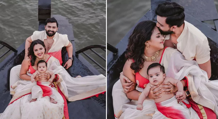  ഓണം ദിനത്തില്‍ മകനെ മുഖം ആരാധകര്‍ക്ക് മുന്നില്‍ കാട്ടി അമലാ പോള്‍; ഉല്ലാസ ബോട്ടില്‍ കുടുംബത്തോടൊപ്പം ഓണാഘോഷവുമായി നടി