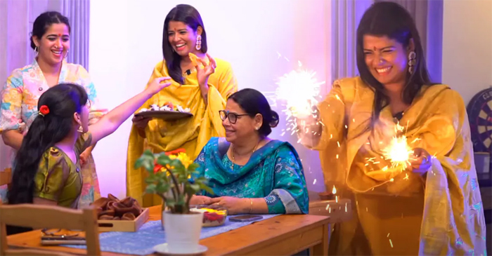  14 വര്‍ഷത്തെ വേദനയ്ക്ക് ശേഷം ഉപദ്രവങ്ങളൊന്നുമില്ലാത്ത ദീപാവലി; വീഡിയോയുമായി അമൃതയും കുടുംബവും