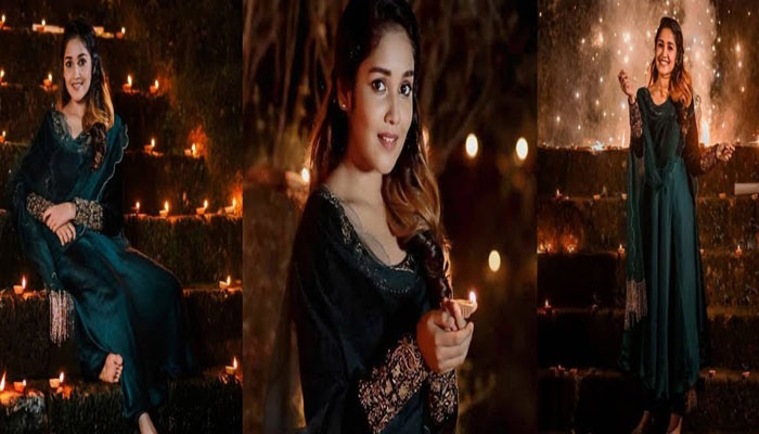 ദീപങ്ങളെ പോലെ മിന്നി  തിളങ്ങി അനിഖ സുരേന്ദ്രൻ; താരത്തിന്റെ ദീപാവലി ആഘോഷ ചിത്രങ്ങൾ വൈറൽ