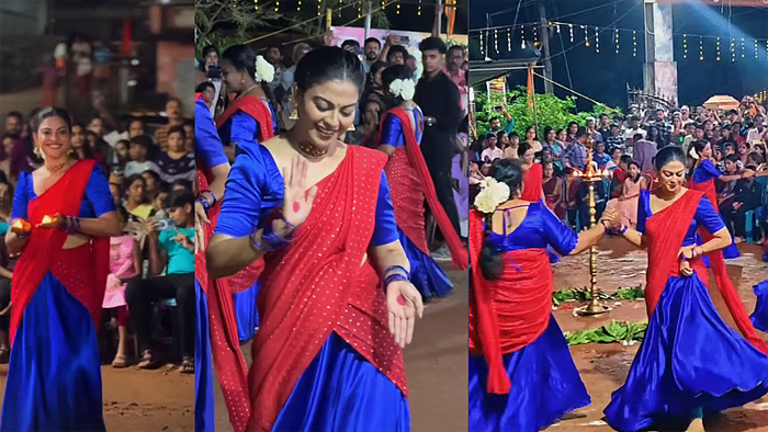  നാട്ടിലെ കൂട്ടുകാരികള്‍ക്കൊപ്പം അമ്പലപ്പറമ്പില്‍ കൈകൊട്ടി കളിയുമായി അനുശ്രീ; നീല നിറത്തിലുള്ള ദാവണിയുടത്ത് നാടന്‍ പാട്ടിന് ചുവടുവക്കുന്ന നടിയുടെ വീഡിയോ സോഷ്യലിടത്തില്‍ വൈറല്‍