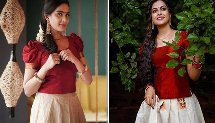 ചുവപ്പിൽ തിളങ്ങി അനുശ്രീയും അദിതിയും; ചിത്രങ്ങൾ ഏറ്റെടുത്ത് സോഷ്യൽ മീഡിയ 