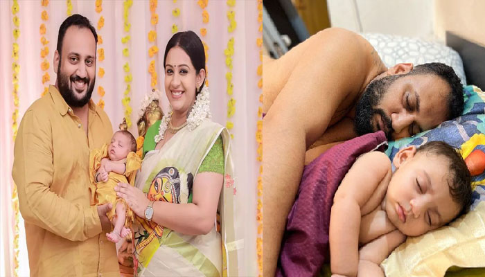   ഒരുദിവസം നീ എന്റെ മടിയെ മറികടക്കും; എന്നാൽ എന്റെ ഹൃദയത്തെ മറികടക്കുകയില്ല; മകൾ സുദർശനയ്‌ക്കൊപ്പം ഉറങ്ങുന്ന ചിത്രം പങ്കിട്ട് അർജുൻ