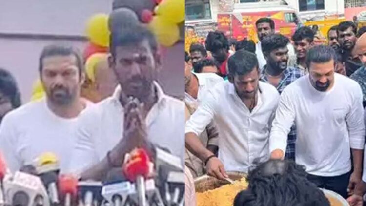 മരണസമയത്ത് ന്യൂയോര്‍ക്കില്‍; വിജയകാന്തിന്റെ സ്മാരകം സന്ദര്‍ശിച്ച് വിശാലും ആര്യയും; വീഡിയോ 