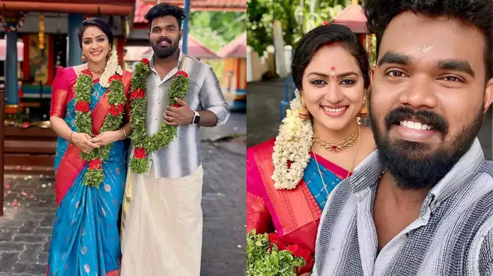 മുരുകന്റെ മുന്നില്‍ വച്ച് വീണ്ടും ഒരിക്കല്‍ കൂടെ വിവാഹിതയായി; തുളസിമാലയിട്ട് ആര്യ അനിലും ഭര്‍ത്താവും; വിവാദങ്ങള്‍ക്കിടെ വീണ്ടും വിവാഹിതയായ കാര്യം വെളിപ്പെടുത്തി താരം