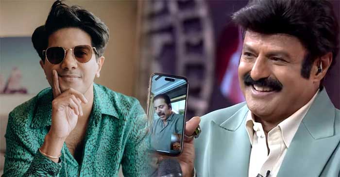 'ഹലോ മമ്മൂക്കാ സുഖമാണോ' ദുല്‍ഖറിന്റെ ഫോണില്‍ നിന്ന് മമ്മൂട്ടിയെ വീഡിയോ കോള്‍ ചെയ്ത് ബാലയ്യ: മറുപടി നല്‍കി മമ്മൂട്ടി