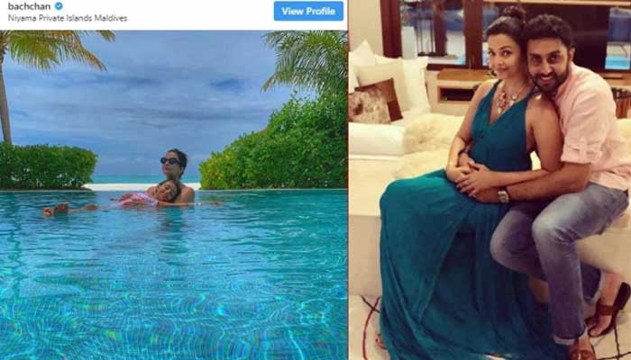 സ്വിമ്മിങ് പൂളിൽ മകൾക്കൊപ്പം ആർത്തുല്ലസിച്ച് ഐശ്വര്യ റായ്; ഹാപ്പിനസ് മൈ ഗേൾസ് എന്നെഴുതി ചിത്രം പങ്കുവെച്ച് അഭിഷേക് ബച്ചൻ; ഏറ്റെടുത്ത് ആരാധകരും