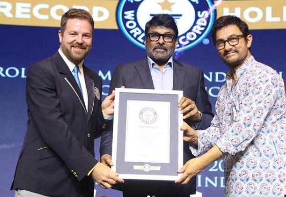  537 ഗാനങ്ങളില്‍ 24,000 നൃത്തചുവടുകള്‍; മെഗാസ്റ്റാര്‍ ചിരഞ്ജീവിക്ക് ഗിന്നസ് വേള്‍ഡ് റെക്കോര്‍ഡ്