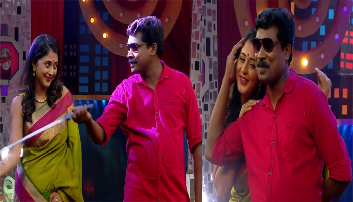 പഴശ്ശിരാജയിലെ പാട്ടിനു ചുവടു വച്ച് കനിഹയും മത്സരാര്‍ത്ഥിയും; അഭിനയിക്കാന്‍ കിട്ടിയ അവസം മുതലെടുത്തെന്ന് റിമി; കോമഡി സ്റ്റാര്‍സിലെ രംഗങ്ങള്‍ വൈറല്‍