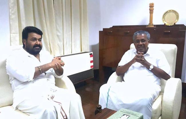 എത്രയും പെട്ടെന്ന് സുഖമാകട്ടെ;  മുഖ്യമന്ത്രിയ്ക്ക് ആശംസകളുമായി നടന്‍ മോഹന്‍ലാല്‍