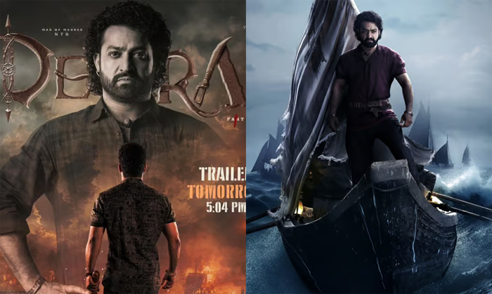  സെയ്ഫ് അലിഖാനെ മലര്‍ത്തിയടിച്ച് ജൂനിയര്‍ എന്‍ടിആര്‍; ഡബിള്‍ റോളില്‍ നടനെത്തുന്ന 'ദേവര' ട്രെയ്ലര്‍ എത്തി