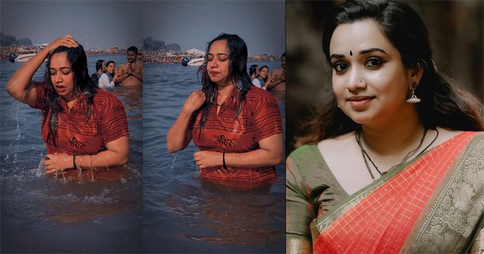  മഹാശിവരാത്രി ദിനത്തില്‍ പുണ്യസ്‌നാനം ഭഗവാനേ..; എന്തൊരു ചൈതന്യം; മറ്റെവിടെ നിന്നും ലഭിക്കാത്ത ഒരു ആത്മീയ അനുഭവം; മഹാകുംഭമേളയില്‍ പങ്കെടുത്ത് സീരിയല്‍ താരം ഗൗരി കൃഷ്ണന്‍ 