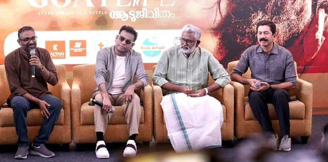 ആടുജീവിതം തുടങ്ങുമ്പോള്‍ ബ്ലസിയുടെ മുടി കറുത്തിരുന്നതാണ്;  ചിത്രത്തിന് മാത്രമായി തുടങ്ങിയ വെബ്സൈറ്റ് ലോഞ്ച് ചെയ്യാനായി എത്തി എ ആര്‍ റഹ്മാന്‍