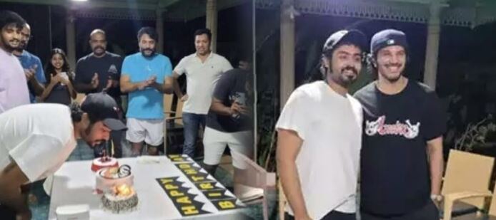 ദുല്‍ഖറിനൊപ്പം പിറന്നാള്‍ ആഘോഷിച്ച് ഗോകുല്‍ സുരേഷ്;  കിങ് ഓഫ് കൊത്തയുടെ ലൊക്കേഷനില്‍ നടന്ന താരപുത്രന്റെ പിറന്നാളാഘോഷ ചിത്രങ്ങള്‍ സോഷ്യല്‍മീഡിയയില്‍