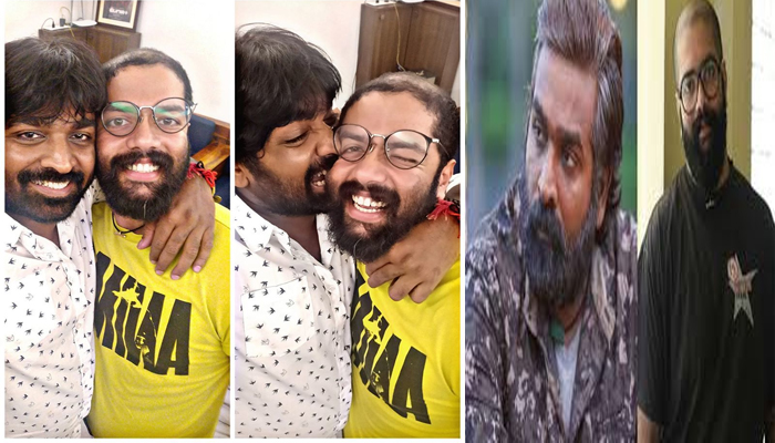 സ്‌നേഹമുളളവരെ ചേര്‍ത്ത് നിര്‍ത്തി കവിളില്‍ ഒരു ഉമ്മ നല്‍കുക എന്നത് എന്റെ ഒരു ശൈലിയാണ്,ഗോവിന്ദ് വസന്തയെ കണ്ടമാത്രയില്‍ തന്നെ ചേര്‍ത്തു നിര്‍ത്തി കവിളില്‍ ഒരു സ്‌നേഹക്കടി നല്‍കി വിജയ് സേതുപതി; ചിത്രങ്ങള്‍ ഏറ്റെടുത്ത് ആരാധകര്‍