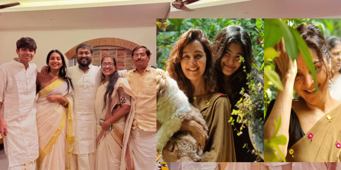 സഹോദരന്റെ കുടുംബത്തിനും അമ്മക്കും ഒപ്പം വീട്ടില്‍ വിഷു ആഘോഷിച്ച ചിത്രങ്ങളുമായി മഞ്ജു; ഭര്‍ത്താവില്ലാതെ കുടുംബത്തോടൊപ്പം വിഷു ആഘോഷമാക്കുന്ന നവ്യയുടെ ചിത്രമെത്തിയതോടെ ചോദ്യവുമായി സോഷ്യല്‍മീഡിയ; താരങ്ങളുടെ വിഷു ചിത്രങ്ങള്‍ ശ്രദ്ധ നേടുമ്പോള്‍