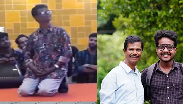  താന്‍ വേദിയില്‍ നില്‍ക്കുന്നതിനാല്‍ കാഴ്ച്ചക്കാര്‍ക്ക് ട്രെയിലര്‍ കാണാന്‍ ബുദ്ധുമുട്ടാകും എന്നു മനസിലാക്കി നിലത്ത് കുത്തിയിരുന്ന് ഇന്ദ്രന്‍സ്; വന്ന വഴി മറന്നാലല്ലേ തലക്കനം വയ്ക്കത്തൊള്ളൂവെന്ന് തുടക്കകാരനായ തിരക്കഥാത്തിനോട് തുറന്ന് പറഞ്ഞ് നടന്‍; വിജയകൊടുമുടിയില്‍ നില്ക്കുന്ന ഇന്ദ്രന്‍സ് എന്ന നടന്റെ ലാളിത്യവും എളിമയും വീണ്ടും ചര്‍ച്ചയാകുമ്പോള്‍
