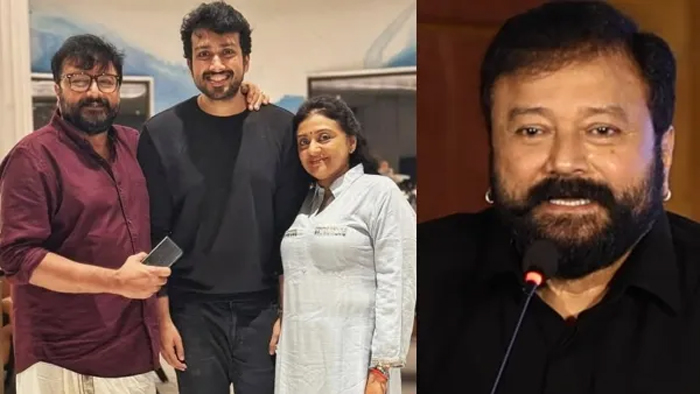 രണ്ട് പഠിത്തമില്ലാത്ത ആളുകളാണ് താനും അപ്പായുമെന്ന് വേദിയിലെത്തി പ്രസംഗിച്ച് കാളിദാസ്;  വിദ്യാരംഭ ചടങ്ങില്‍ നിന്ന് ഒഴിവാക്കിയ കഥ പങ്ക് വച്ച് ജയറാം; വിദേശപഠനത്തിന് സൗകര്യമൊരുക്കുന്ന കമ്പനിയുടെ ബ്രാന്റ് അംബാസഡര്‍മാരായി താരങ്ങള്‍ എത്തിയപ്പോള്‍