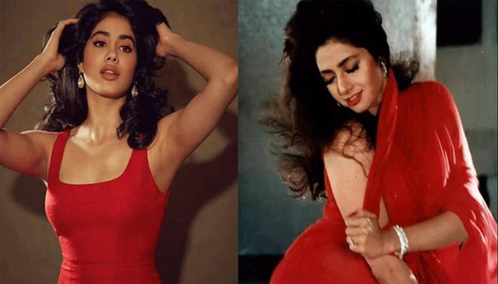 നില്പിലും നോട്ടത്തിലും ശ്രീദേവിയെ ഓർമ്മിപ്പിച്ച് മകൾ; ജാൻവിയുടെ ഏറ്റവും പുതിയ ഫോട്ടോ ഷൂട്ടിലെ സാദ്യശ്യത്തിന് കൈയടിയുമായി ആരാധകർ