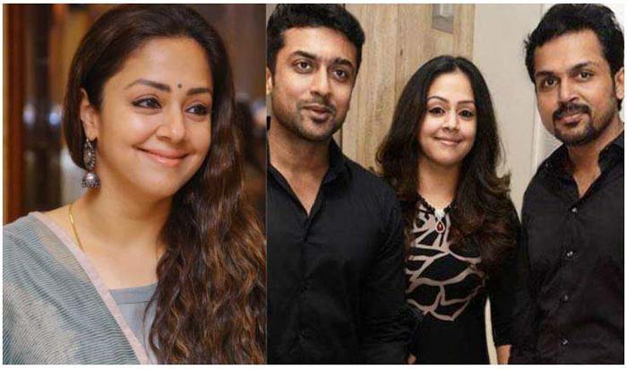 സൂര്യയ്‌ക്കൊപ്പമാണോ കാര്‍ത്തിക്കൊപ്പമാണോ അഭിനയിക്കാന്‍ ബുദ്ധിമുട്ട്  എന്ന് ജ്യോതികയോട് അവതാരകന്റെ ചോദ്യം; സൂര്യയ്‌ക്കൊപ്പമാണെന്ന് ഉടനടി മറുപടിയുമായി നടി; ഒരുമിച്ച് അഭിനയിക്കുമ്പോള്‍ കൂടുതല്‍ വഴക്കുറപ്പാണെന്നും നടി; വീഡിയോ കാണാം
