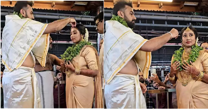  വേണിയുടെ ആദര്‍ശ് ഇനി ദേവൂന് സ്വന്തം; ഗൗരിശങ്കരത്തിലെ ആദര്‍ശ് വിവാഹിതനായി; കണ്ണന് മുന്നില്‍ താലികെട്ടി തുളസിമാലയിട്ട് സീരിയല്‍ നടന്‍ കണ്ണന്‍ ബാലചന്ദ്രന്‍