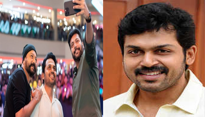 ജയറാമിന്റെ ഡെഡിക്കേഷൻ ഒരു പാഠം തന്നെയാണ് എന്നും; തുറന്ന് പറഞ്ഞ് നടൻ കാർത്തി 