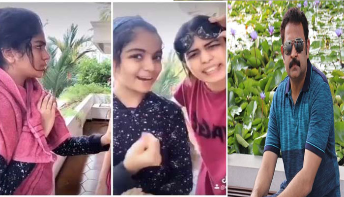 അച്ഛനോട് സിഗരറ്റ് ചോദിച്ച് മക്കൾ; വീഡിയോ പങ്കുവച്ച്‌  നടൻ കൃഷ്ണകുമാര്‍