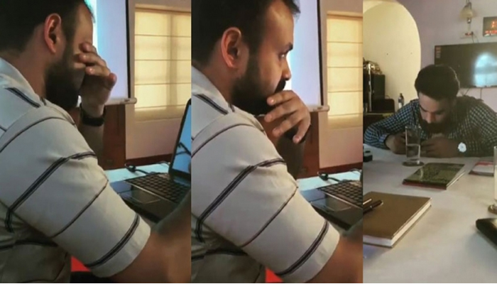 ചാക്കോച്ചൻ കഷ്ടപ്പെട്ട് ഡയലോഗ് പഠിക്കുമ്പോൾ തൊട്ടു മുമ്പിലിരുന്ന് മൊബൈലിൽ കുത്തിക്കളിക്കുന്ന ടൊവിനോ; പാർവ്വതി പകർത്തിയ വീഡിയോ പങ്ക് വച്ച് ചാക്കോച്ചൻ