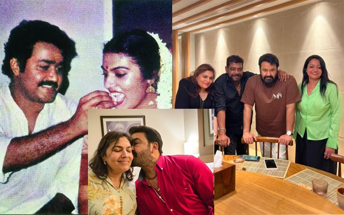 എന്നെന്നും നിന്റെത് എന്ന് കുറിച്ച് സുചിയുടെ കവിളില്‍ ചുംബനം നല്കി മോഹന്‍ലാല്‍; ഈ സ്‌നേഹം എന്നും എപ്പോഴും തുടരട്ടെയെന്ന് ആശംസിച്ച് ആന്റണി പെരുമ്പാവൂര്‍;  മലയാളത്തിന്റെ പ്രിയ ദമ്പതികള്‍ വിവാഹ വാര്‍ഷികം ആഘോഷിച്ചതിങ്ങനെ
