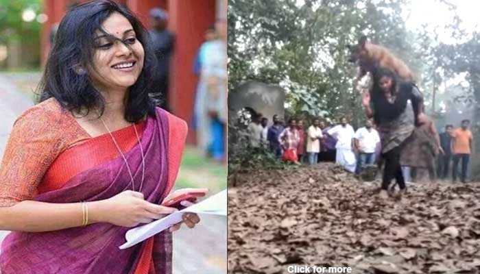  തലയ്ക്ക് മുകളിലൂടെ കുതിച്ചു ചാടുന്ന വേട്ടനായ; മധുരരാജയിലെ ഭീതിജനകമായ ക്ലൈമാസ് ചിത്രീകരണം പങ്കുവച്ച് ലിച്ചി; വീഡിയോ കാണാം