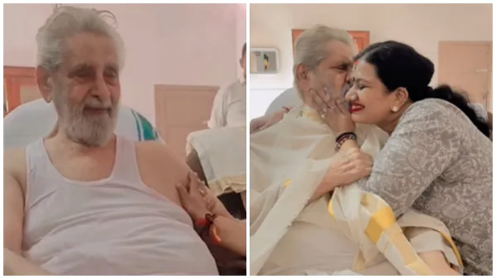 മധുവിനെ കെട്ടിപ്പിടിച്ചും ഉമ്മ കൊടുത്തും നടി ദേവി ചന്ദന; ഏറ്റവും മികച്ച നിമിഷമെന്ന് താരം; നടനെ സന്ദര്‍ശിച്ച വീഡിയോ പങ്ക് വച്ച് നടി കുറിച്ചത്