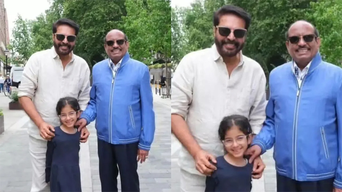 ലണ്ടനില്‍ ഉപ്പൂപ്പയ്ക്ക് ഒപ്പം ചുറ്റികറങ്ങി മറിയം; മമ്മൂട്ടിക്കും ദുല്‍ഖറിനുമൊപ്പം യൂസഫലിയും; ചിത്രങ്ങള്‍ ഏറ്റെടുത്ത് ആരാധകര്‍