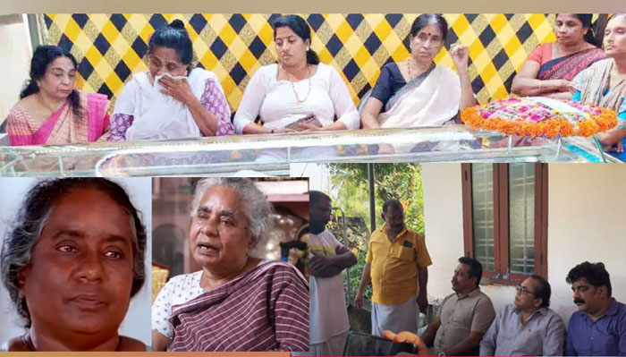  മീന ഗണേശിനെ അവസാനമായി കാണാനെത്തിയത് അബു സലീമും നടന്‍ ശിവജി ഗുരുവായൂരും അടക്കം ചുരുക്കം താരങ്ങള്‍;  സിനിമയിലെ പോലെ ജീവിതത്തിലും കണ്ണീര്‍ പടര്‍ത്തി മീനാ ഗണേശിന്റെ വിട പറയല്‍