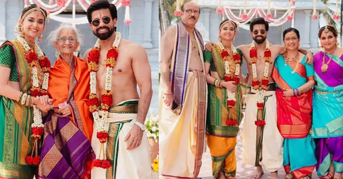  ചേല ചുറ്റി മേനകയും സഹോദരി രേവതിയും; കൊച്ചുമകള്‍ക്ക് അനുഗ്രഹം നല്കാന്‍ ഗോവയിലെത്തി മുത്തശി; മകളുടെ ജീവിതത്തിലെ സ്‌നേഹം അവള്‍ കണ്ടെത്തിയതില്‍ സന്തോഷമുണ്ടെന്ന കുറിച്ച് മേനക; വിവാഹച്ചടങ്ങിലെ കുടുംബ ചിത്രങ്ങള്‍ പുറത്ത്; പ്രമോഷന്‍ തിരക്കുകളുമായി കീര്‍ത്തിയും