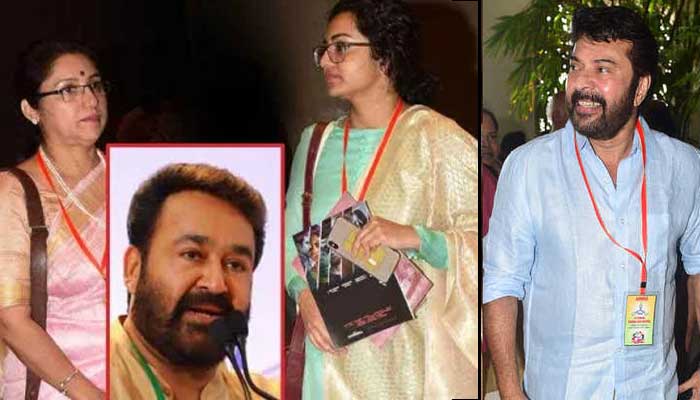രമ്യ നമ്പീശനേയും റിമ കല്ലിംഗലിനേയും ഗീതു മോഹൻദാസിനേയും തിരിച്ചെടുത്താൽ ദിലീപിന്റെ രാജിയും തള്ളിക്കളയണം! അക്രമിക്കപ്പെട്ട നടിക്ക് പിന്തുണയുമായി താരസംഘടന വിട്ടവരെ തിരിച്ചെടുക്കാൻ തടസ്സവാദങ്ങൾ സജീവം; വനിതാ പ്രാതിനിധ്യത്തിനുള്ള ഭരണഘടനാ ഭേദഗതിയും ഉടനൊന്നും ഇനി നടക്കില്ല; ഡബ്ല്യുസിസിയുമായി ഒത്തുപോകാനുള്ള മോഹൻലാലിന്റെ നീക്കത്തിന് തിരിച്ചടി
