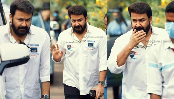 ഇത് ഒരൊന്നൊന്നര വരവ്'; ദൃശ്യം 2 ലൊക്കേഷനിലേക്ക് ലാലേട്ടന്റെ മാസ് എന്‍ട്രി